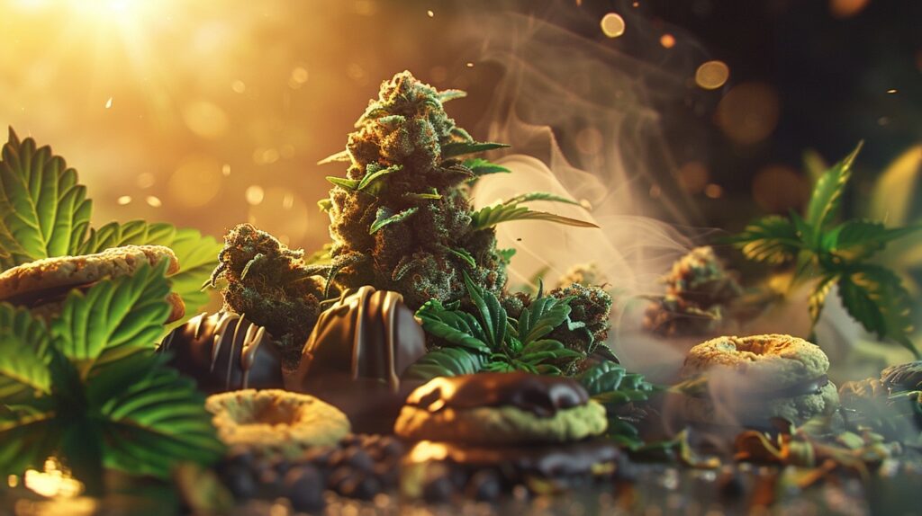 กัญชา Girl Scout Cookies strain ดอกแน่น กลิ่นหวานคล้ายคุกกี้