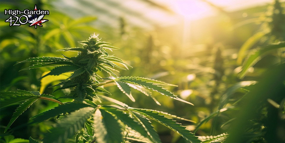 ฟาร์มปลูกกัญชาออร์แกนิคของร้านกัญชาออร์แกนิค High-garden420 ปลูกด้วยดินธรรมชาติแสงแดดอ่อน