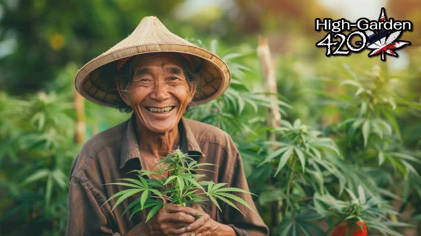 กัญชาออร์แกนิคที่ปลูกด้วยวิธีธรรมชาติจากฟาร์มของ High-garden420