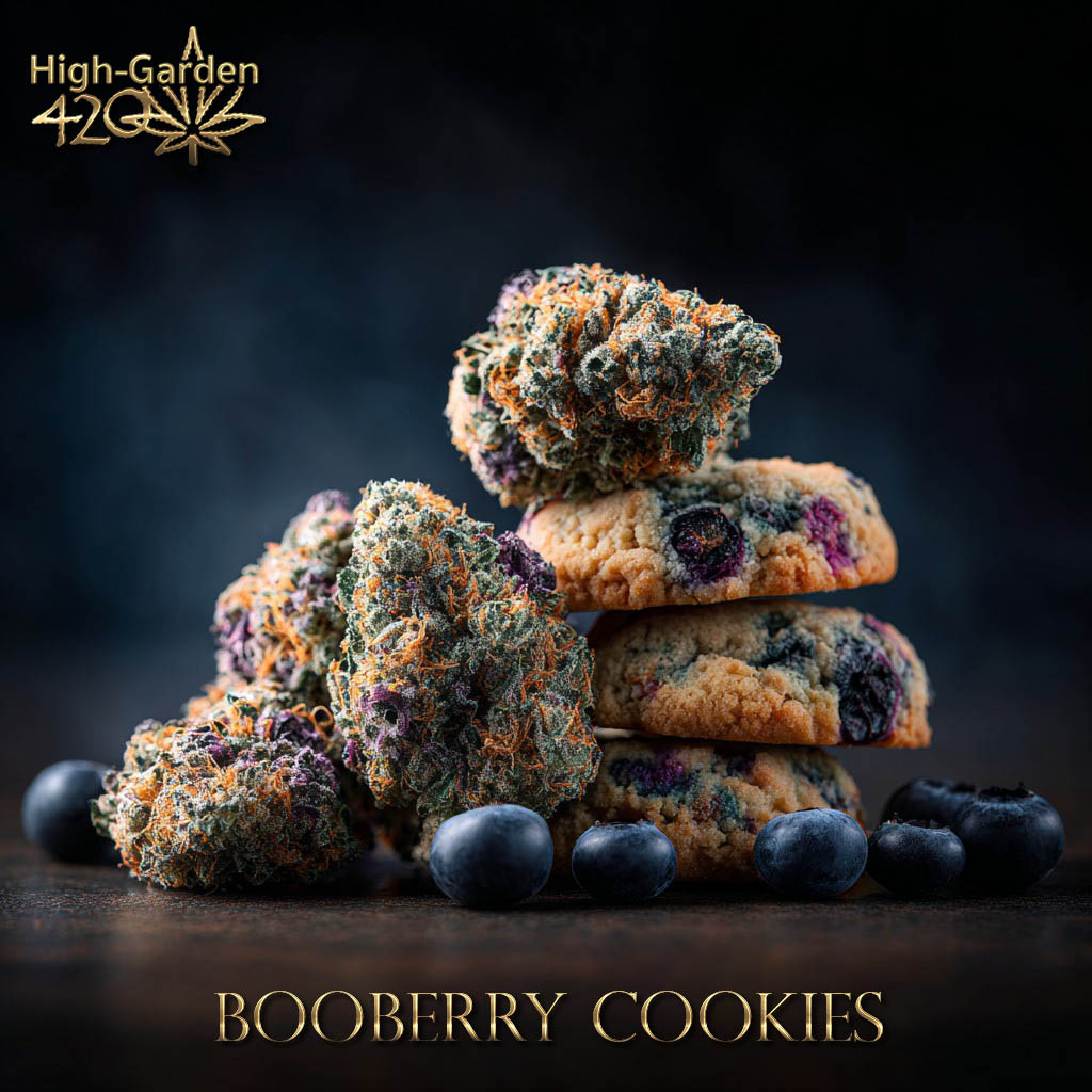 Booberry Cookies strain cannabis flower High-garden420