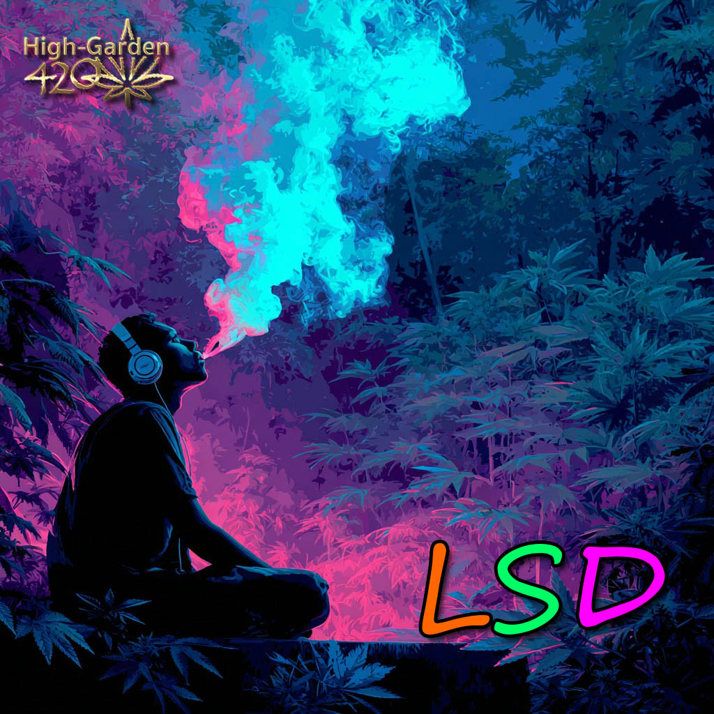 ภาพเอฟเฟคสายพันธุ์ LSD กัญชา แนว psychedelic เคลิ้ม