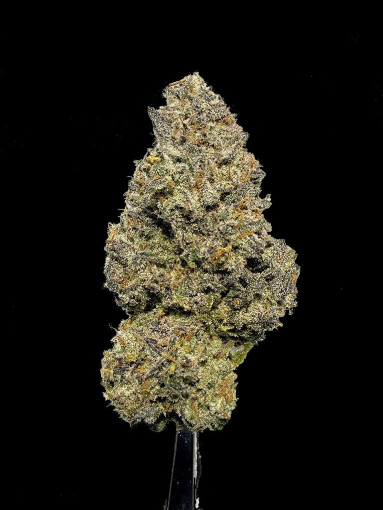 Sex on the Beach strain premium flower frosty trichomes sticky bud hybrid strain high THC