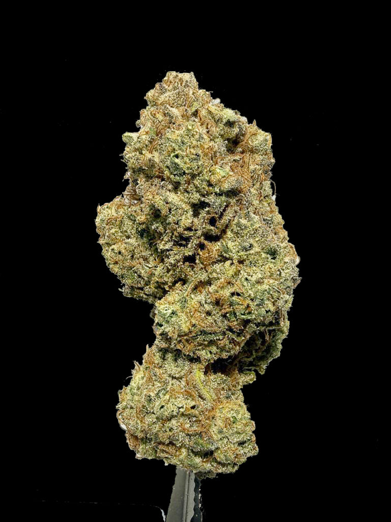 Snoop Dogg OG cannabis strain frosty bud indica dominant high THC crystal covered flower