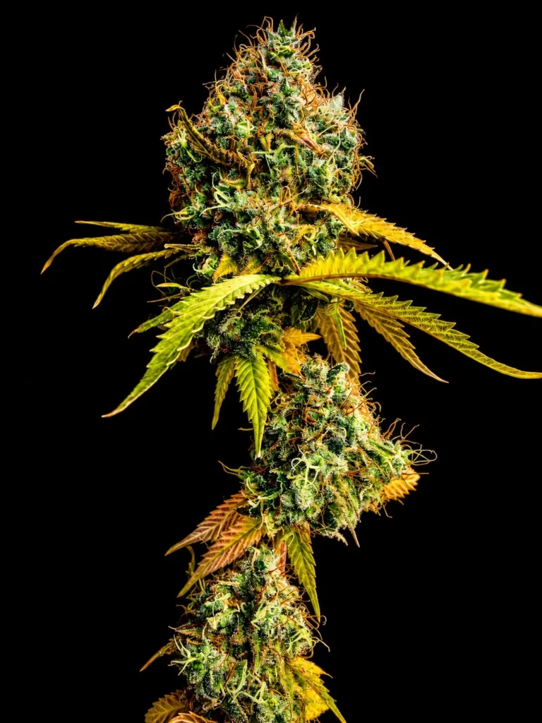 รูปกิ่งกัญชา สายพันธุ์ OG Kush strain / High-garden420