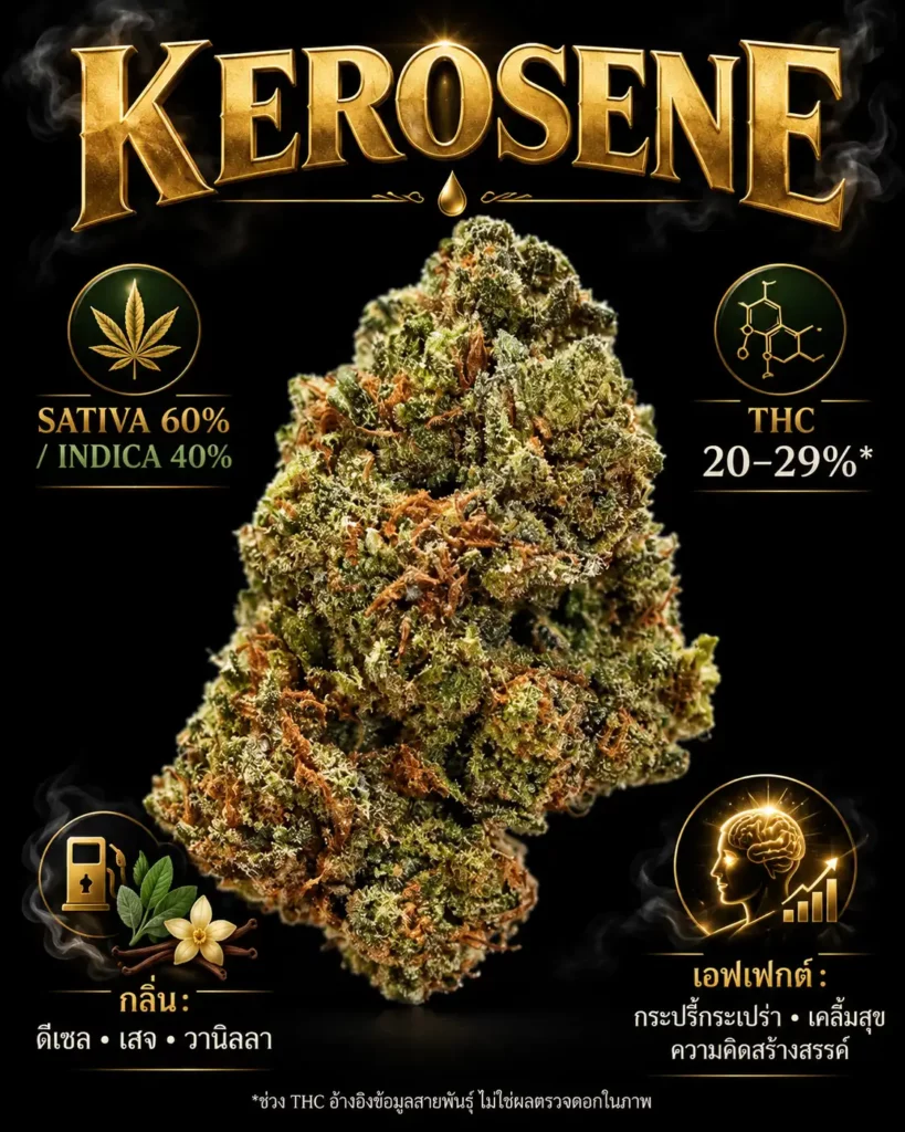 ดอกกรีนเฮาส์สายพันธุ์ kerosene